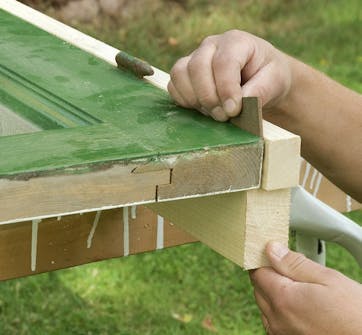 Bygga dörrkarm till gammal dörr Bygga dörrkarm till gammal dörr